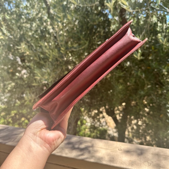 Cartier Burgundy Leather Clutch Vintage - Picture 3 of 8